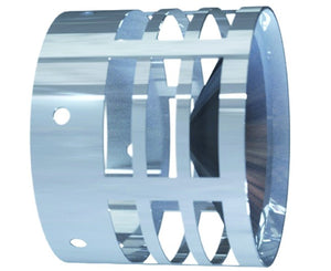 TERMINALE SCARICO FUMI ORIZZONTALE INOX AISI 304 ø80   PUCCI SRL