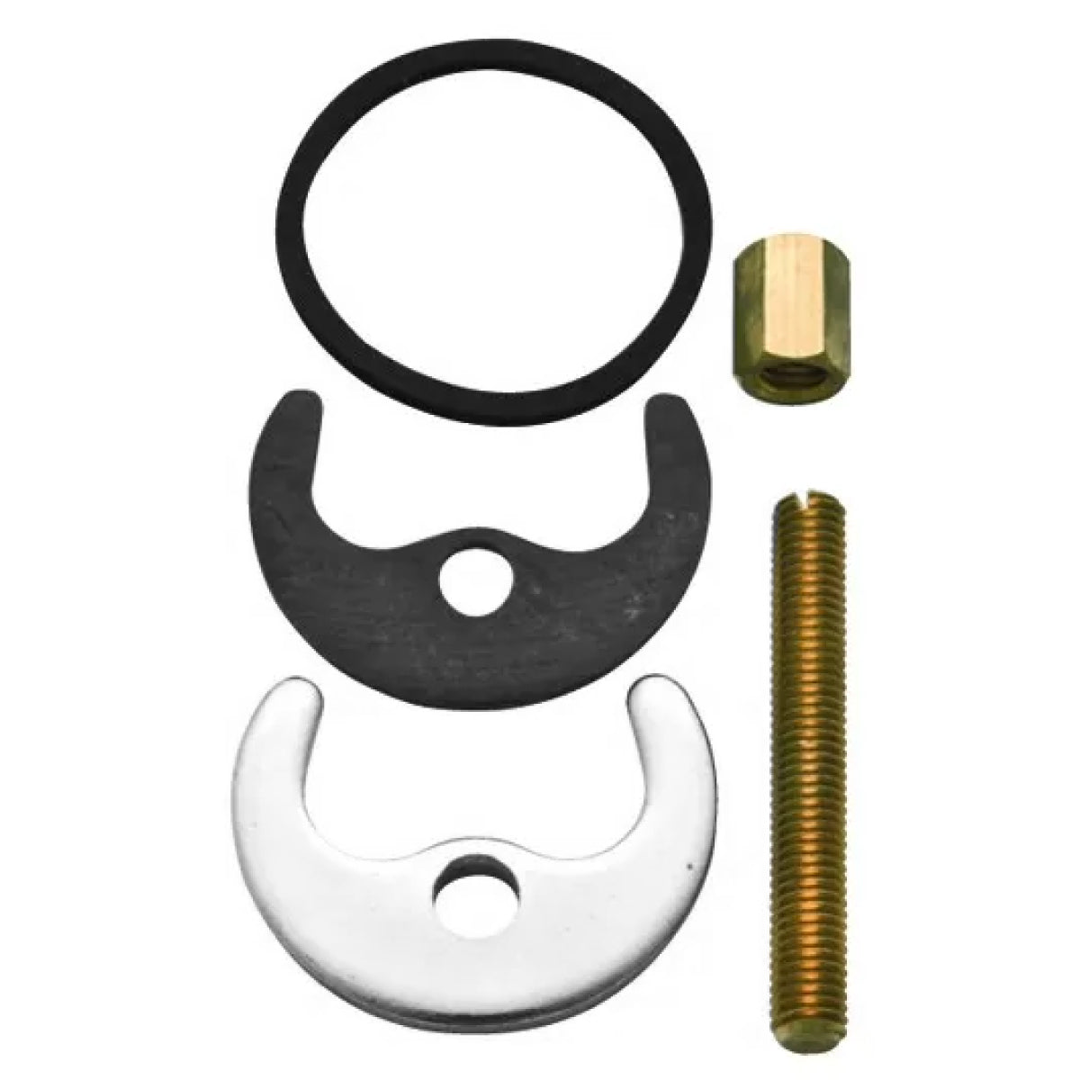 FISSAGGIO PER RUBINETTI 1 FORO CROMATO   Idroweb