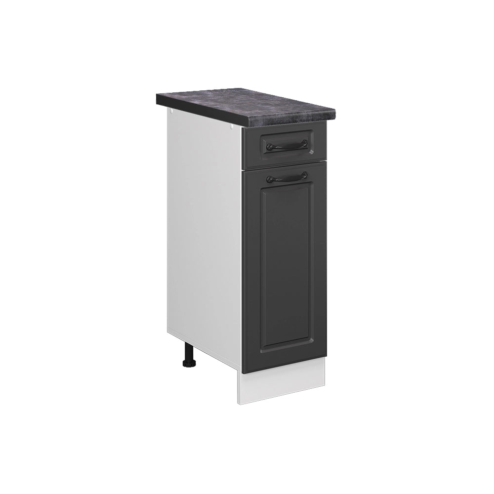 Vicco Mobiletto base per cucina Antracite casa di campagna 30 cm , PL Antracite