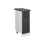 Vicco Mobiletto base per cucina Antracite casa di campagna 30 cm , PL Antracite