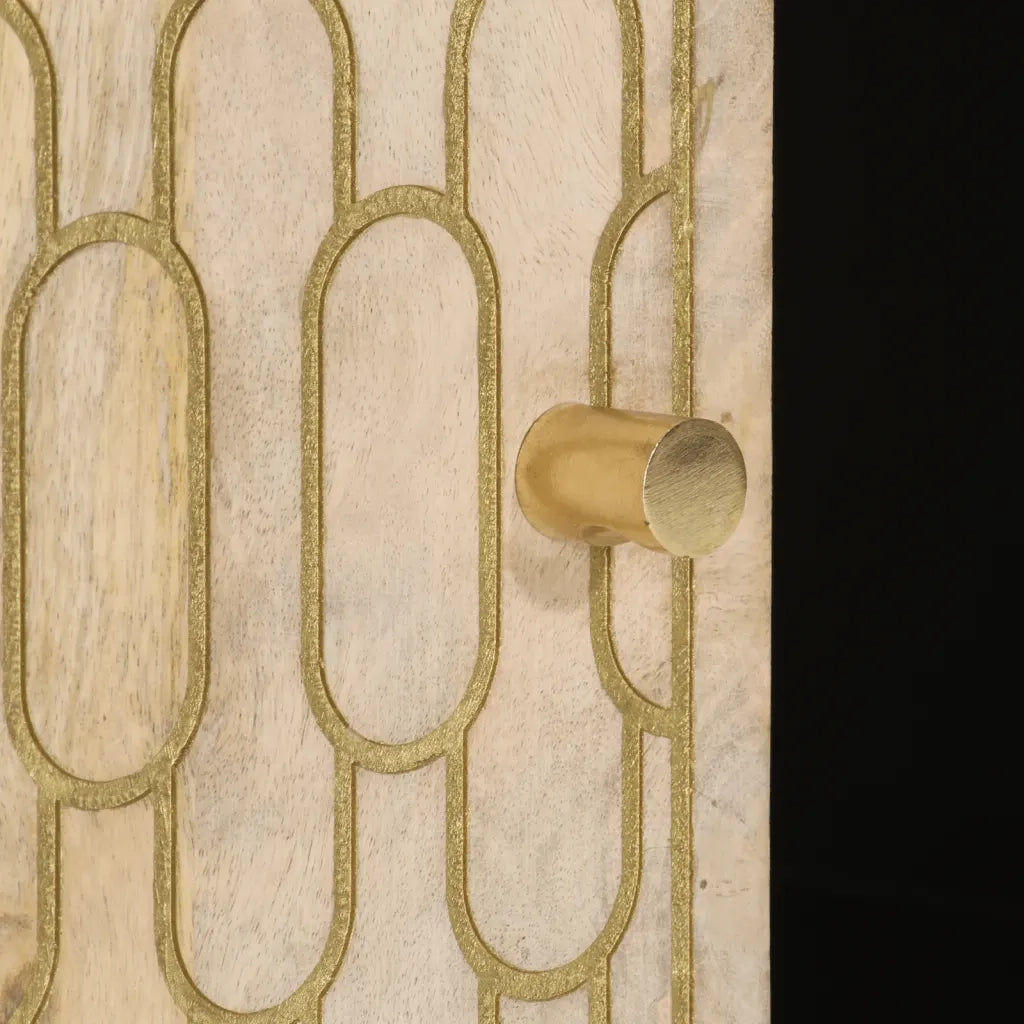 Tavolino da salotto | Tavolino da caff¨¨ | Tavolino da Soggiorno 100x54x40 cm in Legno Massello di Mango