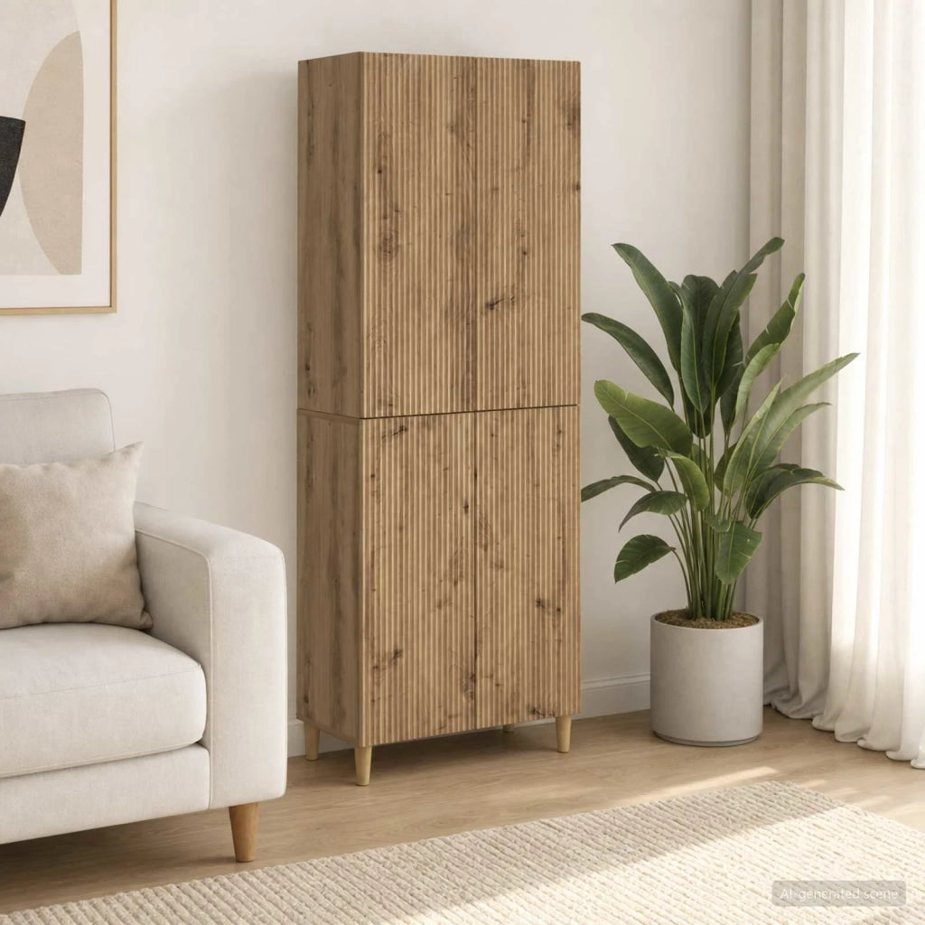 Set di armadi 2 pcs Rovere Artigianale 66 x 34,5 x 90 cm 3416546