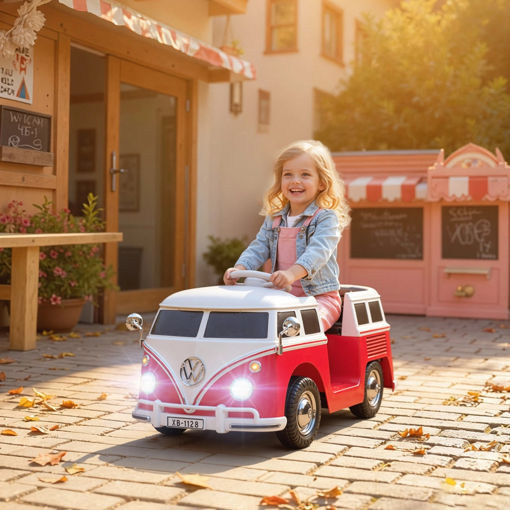 Auto elettrica per bambini ¨C zephmum ¨C Rosso 89x49x41,5 cm