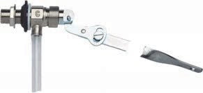 Galleggiante silenzioso in ottone stampato, asta regolabile curva per cassetta zaino, cappuccio ottone  1/2" F.A.R.G.