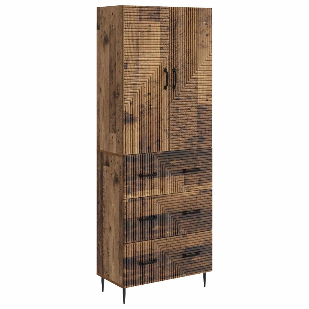 Set di armadi 2 pcs Legno antico 66 x 34,5 x 90 cm