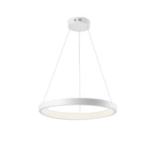 Sospensione Moderna Perth In Plastica Bianca Con Led Integrato 32W 4000K