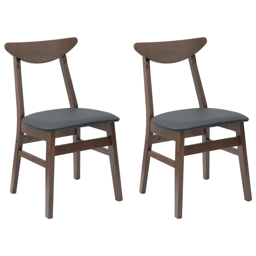 Sedie da pranzo 2 pz | Sedie da cucina Marrone Chiaro 42 x 47.5 x 81 cm