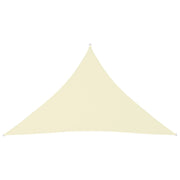 Vela ombreggiante/ombrellone triangolare in tessuto Oxford 3 x 3 x 4,24 m crema 02_0009829