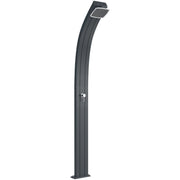 Doccia solare da giardino SPRING CURVA 30 LITRI in alluminio - Doccia Solare Da Giardino Spring Curva 30 Litri In Alluminio Colore Antracite