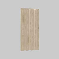 PORTA A SOFFIETTO EFFETTO LEGNO IN RILIEVO cm 84x215h - Col. Palissandro