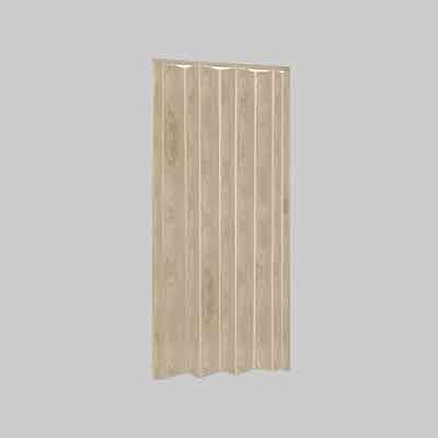 PORTA A SOFFIETTO EFFETTO LEGNO IN RILIEVO cm 84x215h - Col. Palissandro