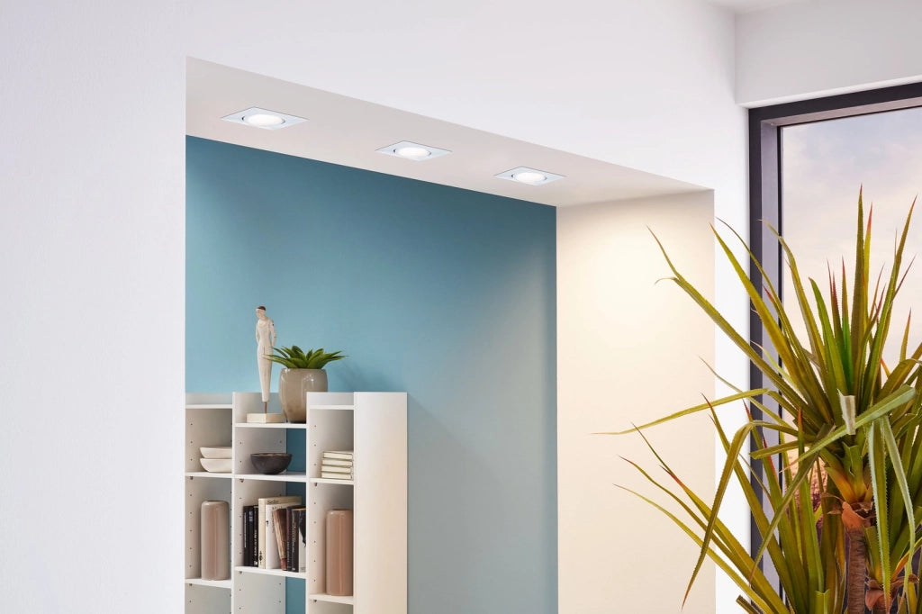 Faretto Ad Incasso Contemporaneo Pineda Policarbonato Bianco 3 Led 4,9W