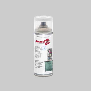 BOMBOLETTA SPRAY EFFETTO GESSO 400 ml Azzurro acquamarina - 6 pezzi- AMBROSOL