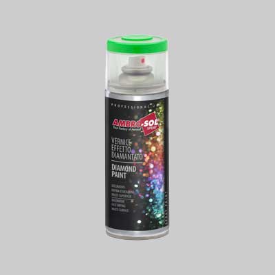 BOMBOLETTA SPRAY METALLIZZATO 400 ml - Giallo - 6 pezzi- AMBROSOL