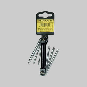 SET CHIAVI TORX MUNDIAL TX 10,15,20,25,27,30 - MUNDIAL