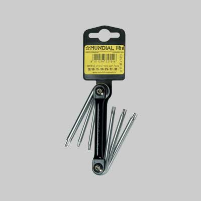 SET CHIAVI TORX MUNDIAL TX 10,15,20,25,27,30 - MUNDIAL