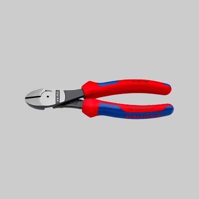 TRONCHESE A TAGLIENTE DIAGONALE TIPO 'FORTE' KNIPEX 180 mm - KNIPEX
