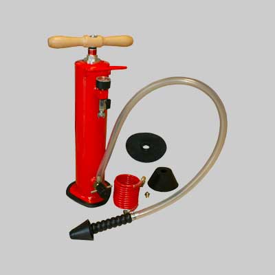 POMPA DISOSTRUENTE MANUALE Pressione max 8 bar