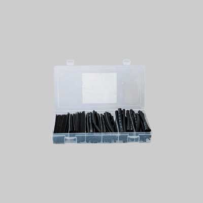 BOX GUAINE TERMORESTRINGENTI NERE conf. 100 pezzi