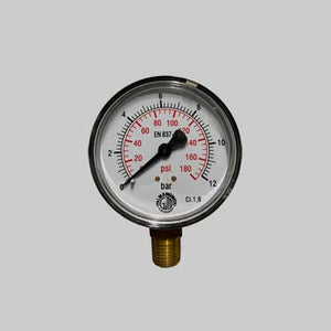 MANOMETRO DI RICAMBIO ATT. RADIALE 1/4 - Scala 0-12 bar - SPIRALFLEX