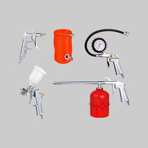 KIT ACCESSORI PER COMPRESSORE 8 pezzi