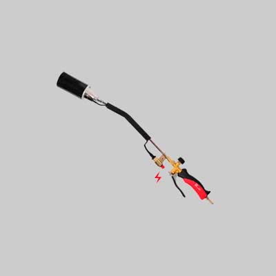 CANNELLO DA RISCALDO C/LEVA ACCENSIONE PIEZO 'P03' 70 cm - Bruciatore Ø 60 mm - PROJECT