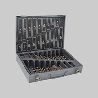 SERIE PUNTE 'HSS COBALTO 5%' IN VALIGIA 120 pezzi - 1÷10 mm x 0,50 - ECEF