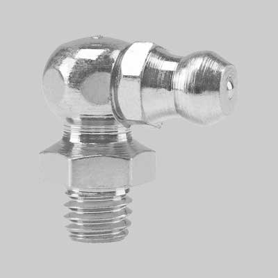 INGRASSATORE TIPO HYDRAULIK A 90  ° 'BLISTER' M10x1 - 10 pezzi- PRESSOL