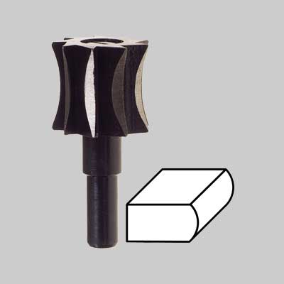 FRESA CILINDRICA PER PROFILO TONDO Ø 25x22 mm - PG PROFESSIONAL