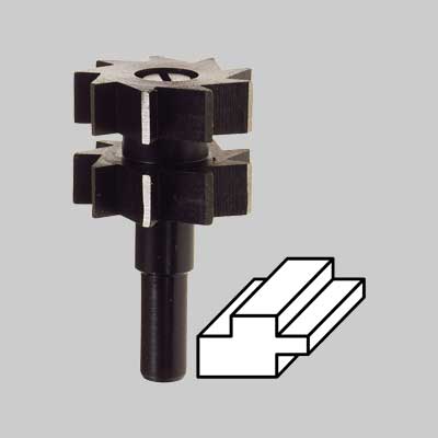 FRESA PER INCASTRI DOPPIA BATTUTA Ø 30x22 mm - PG PROFESSIONAL