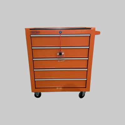 CARRELLO PORTA UTENSILI CON 5 CASSETTI cm 62x33x75h