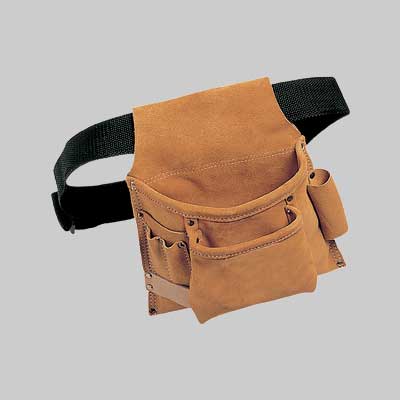 BORSA PER CARPENTIERE IDEAL STAR PLUS IN PELLE - - IDEAL STAR