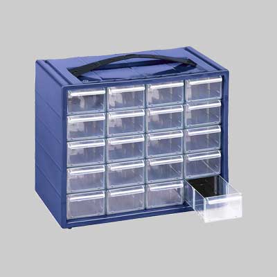 CASSETTIERA 'ESPACE' 20 cassetti - mm 290x150x225h - MOBIL PLASTIC