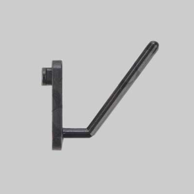 GANCIO PER PANNELLO FORATO 'INCLINATO' 40 mm - 100 pezzi