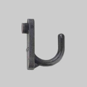 GANCIO PER PANNELLO FORATO 'CURVO' 25 mm - 100 pezzi