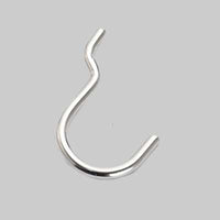 GANCIO PER PANNELLO FORATO TIPO 'N.3' 25x37 mm - 200 pezzi