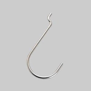 GANCIO PER PANNELLO FORATO TIPO 'N.5' 40x75 mm - 200 pezzi