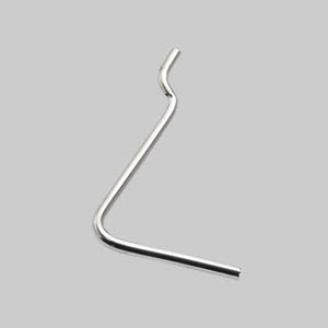 GANCIO PER PANNELLO FORATO TIPO 'N.6' 38x53 mm - 200 pezzi