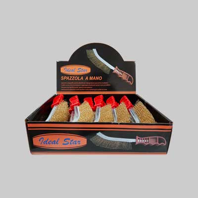 SPAZZOLA A MANO IDEAL STAR 24 cm - 24 pezzi- IDEAL STAR