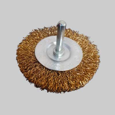 SPAZZOLA CIRCOLARE IDEAL STAR CON GAMBO Ø 75 mm - IDEAL STAR