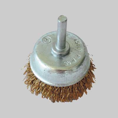 SPAZZOLA A TAZZA IDEAL STAR CON GAMBO Ø 50 mm - IDEAL STAR