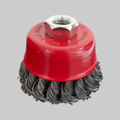 SPAZZOLA A TAZZA IDEAL STAR RITORTA Ø 100 mm - IDEAL STAR