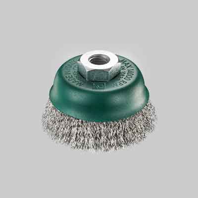 SPAZZOLA A TAZZA INOX SIT Ø 80 mm