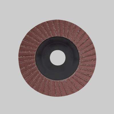 DISCO LAMELLARE AL CORINDONE  Ø 115x22 mm - grana 100 - 10 pezzi- MOLITAL