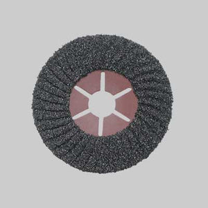 DISCO SEMIFLESSIBILE AL CARBURO DI SILICIO Ø 115x22 mm - grana 24 - 25 pezzi- MOLITAL