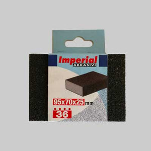 SPUGNA ABRASIVA IN BLISTER Grana 100 - IMPERIAL ABRASIVI