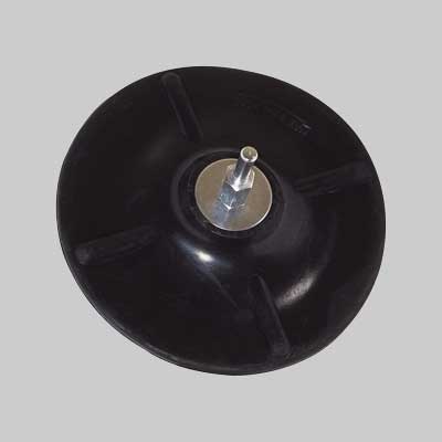 PLATORELLO DI GOMMA PER TRAPANI Ø 125 mm - PG PROFESSIONAL