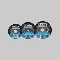 DISCO DA TAGLIO PER FERRO/INOX 'BLUE LINE' Ø 115x1,6 mm - 50 pezzi- MOLITAL