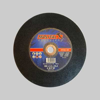 DISCO DA TAGLIO PER FERRO PER TRONCATRICI Ø 350x2,8 mm - 10 pezzi- MOLITAL
