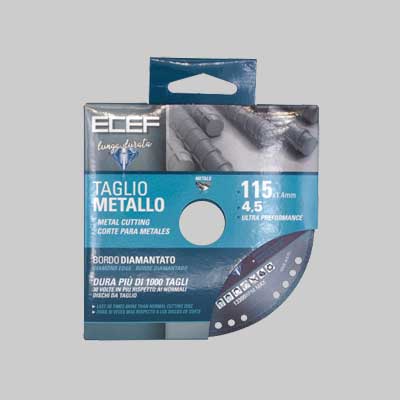 DISCO DIAMANTATO PER FERRO Ø 115 mm - ECEF